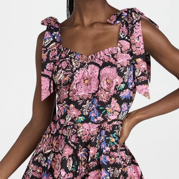 Cleobella Dresses & Skirts - Cleobella dress purple floral tie straps (small)